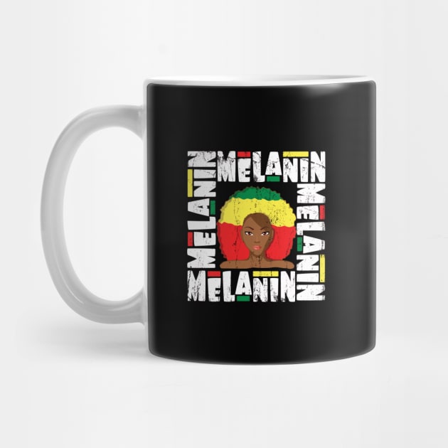 'Beautiful Black Queen Melanin' Awesome Melanin Gift by ourwackyhome